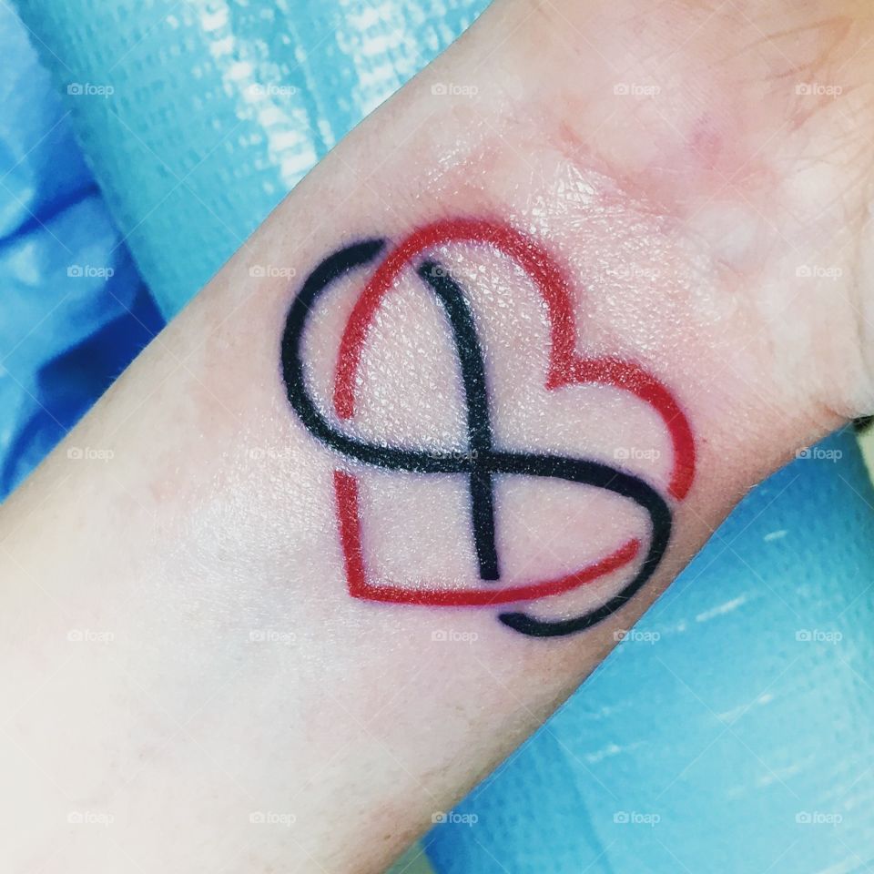 Infinity love tattoo