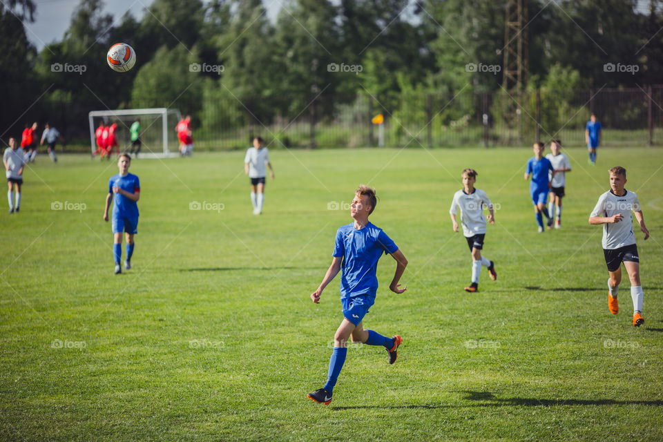 Football teen play 