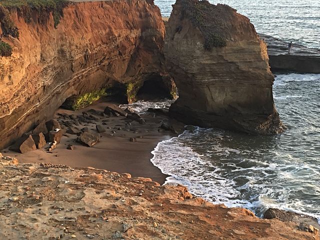 Cave in the beach