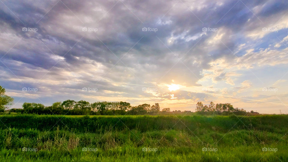 Sunset after the storm