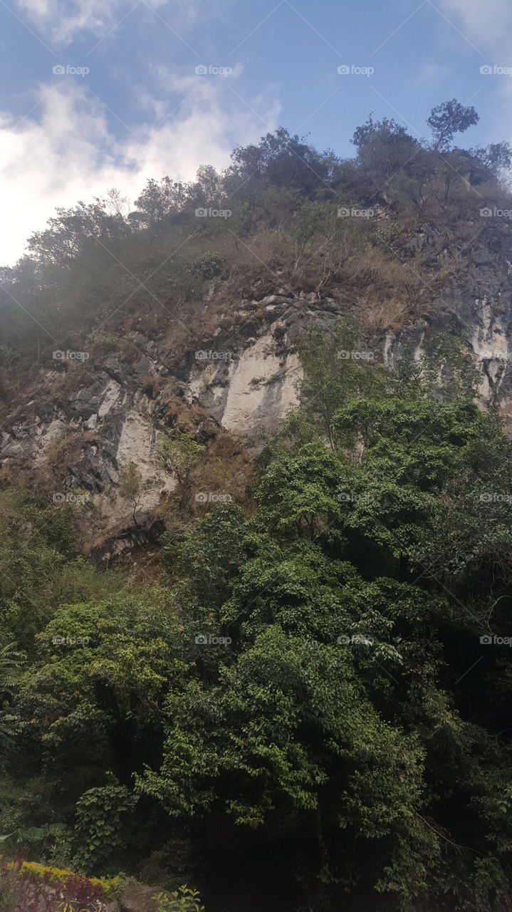 mountain cliff