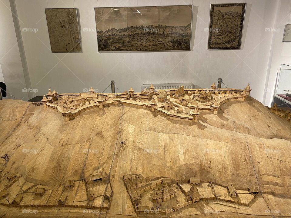 Model of ancient Kiew 