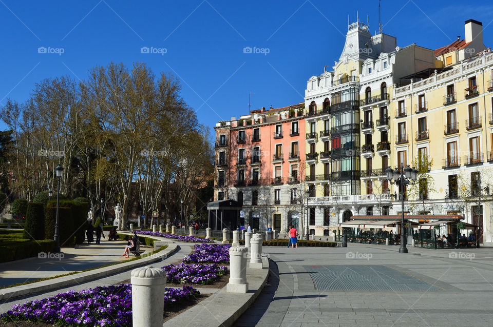 Plaza de Oriente, Madrid, Spain.