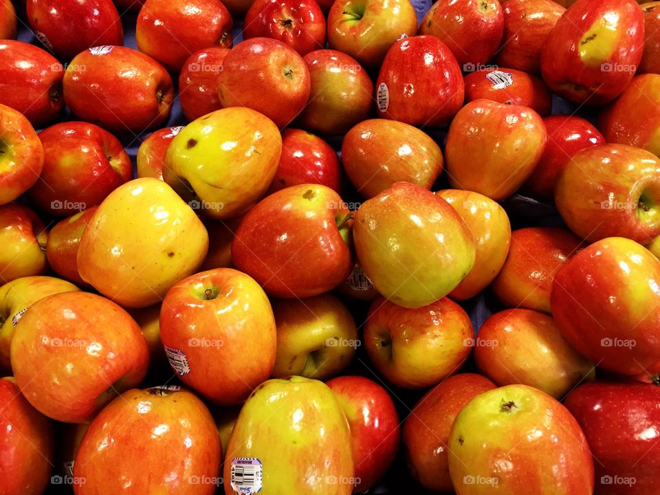 Apples. Red delicious apples.