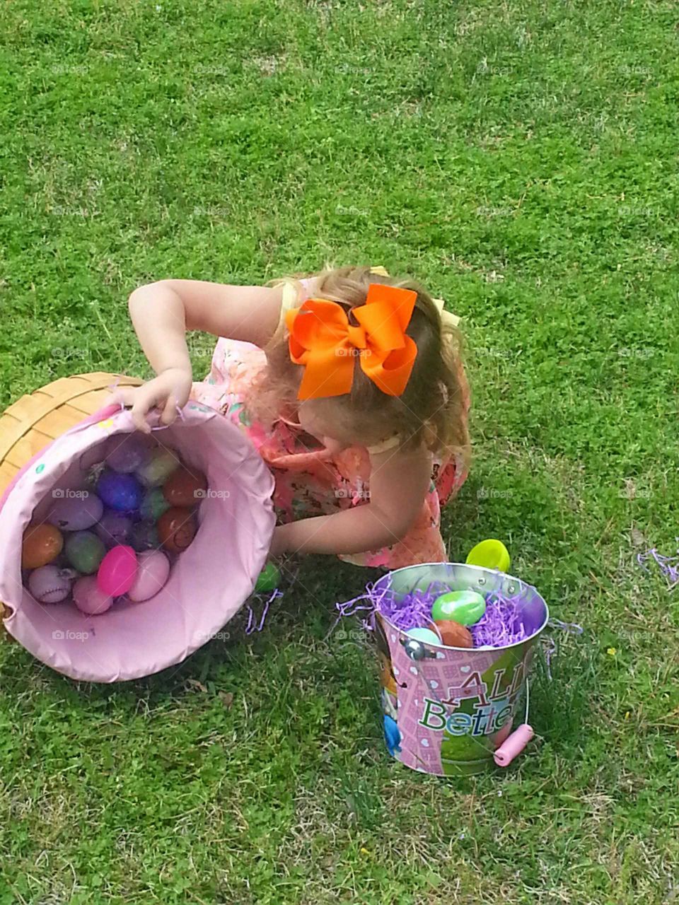 counting eggs