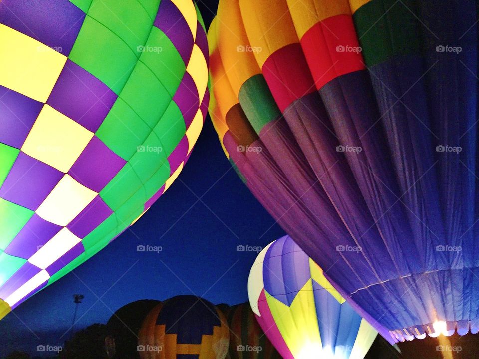 Hot air balloons