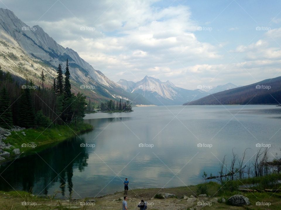 Lake reflections