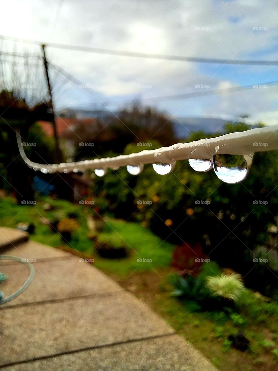 Hanging laundry is not suitable now, but hanging drops - yes