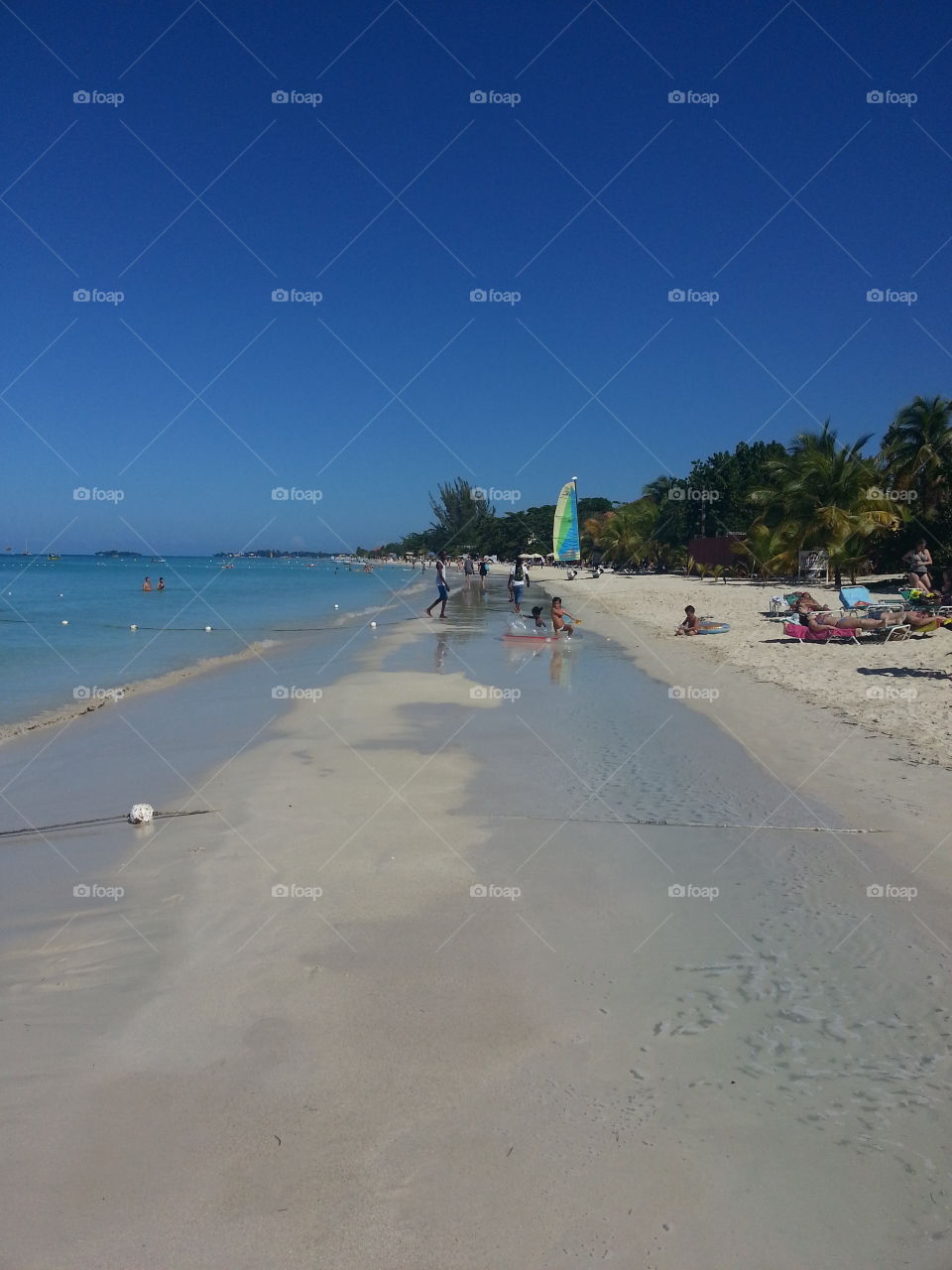 Negril Beach. Negril, Jamaica 7mile Beach
