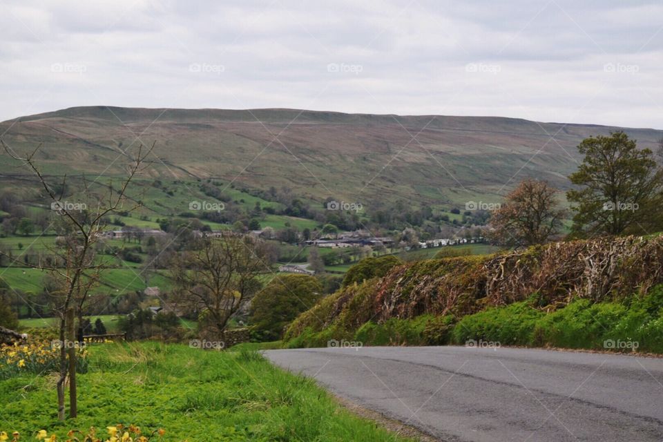 Yorkshire dales countryside 