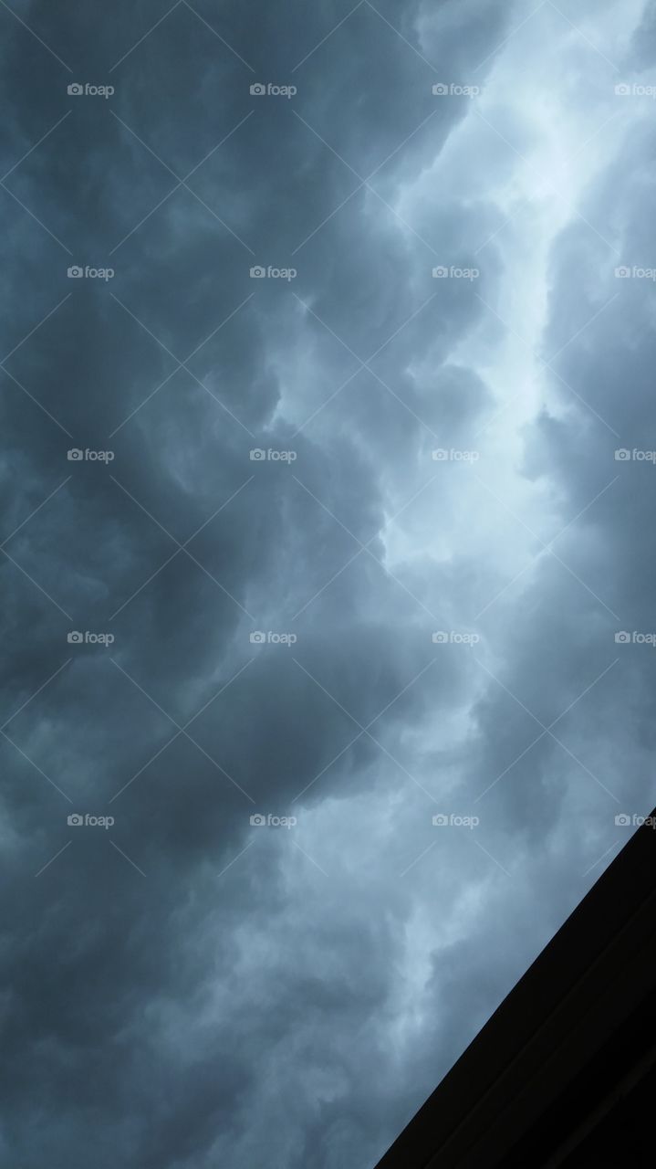 rain cloud. in Fairfield California