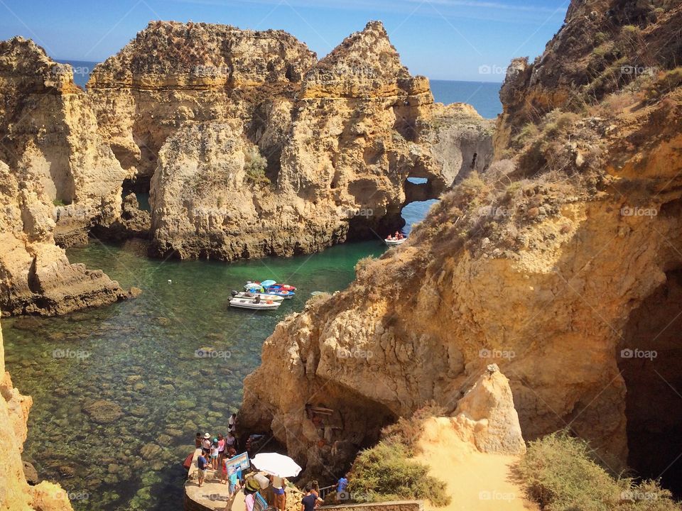 Beautiful beach in Portugal 