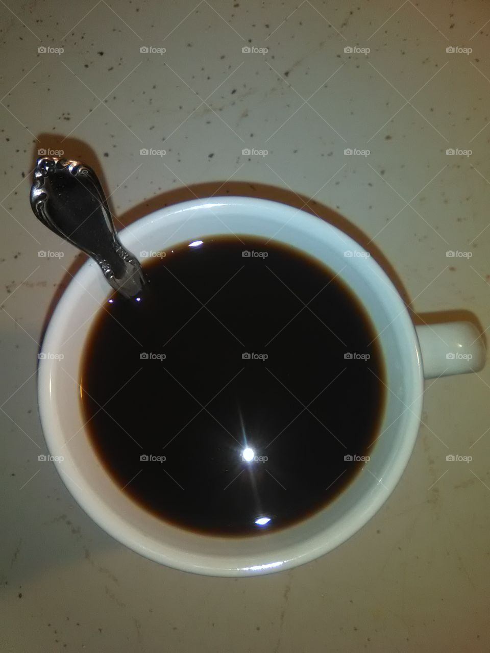 Cup of coffee in the morning