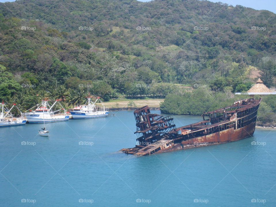ocean rust ship rusty by technotimber