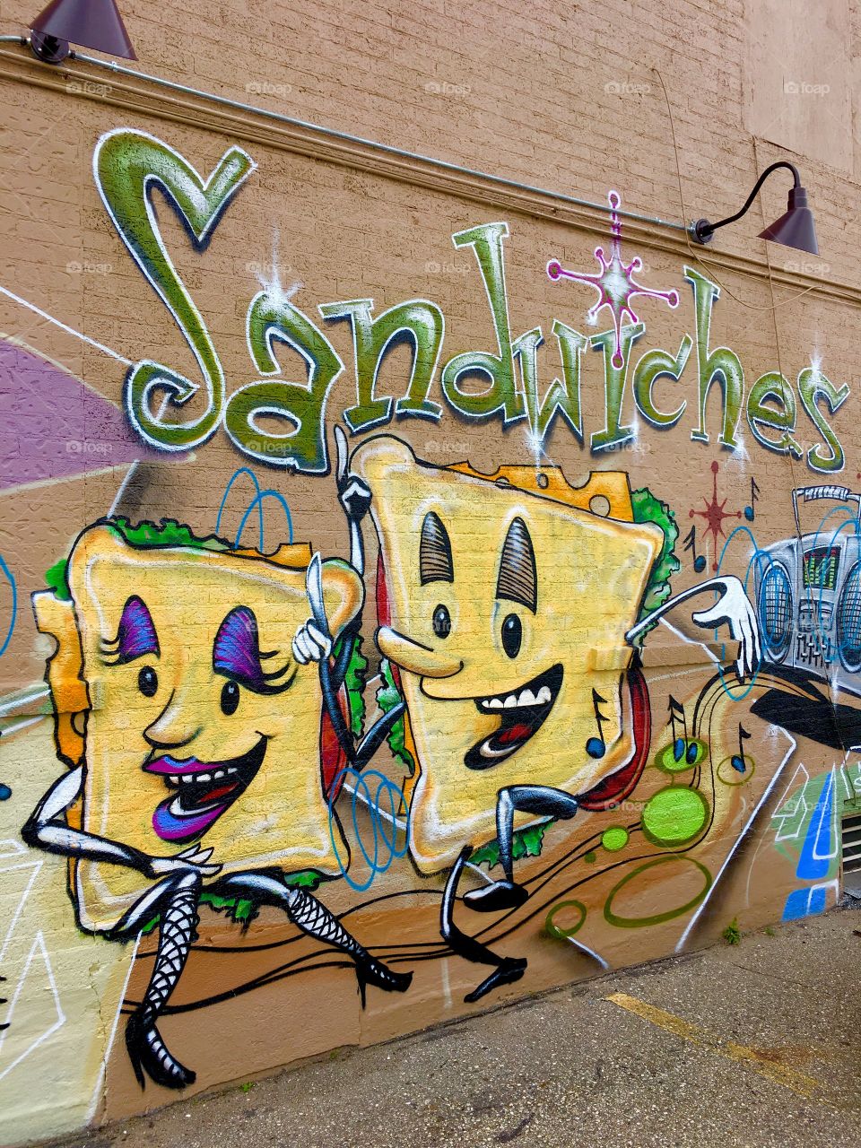 Sandwich graffiti 