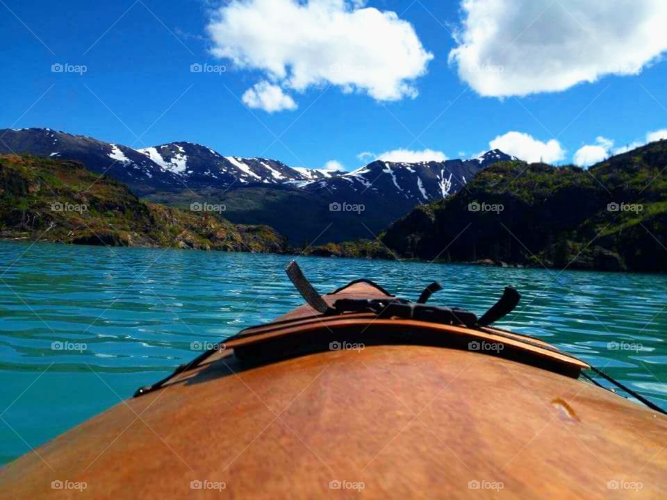 Kayak adventure on Skilak Lake, Alaska