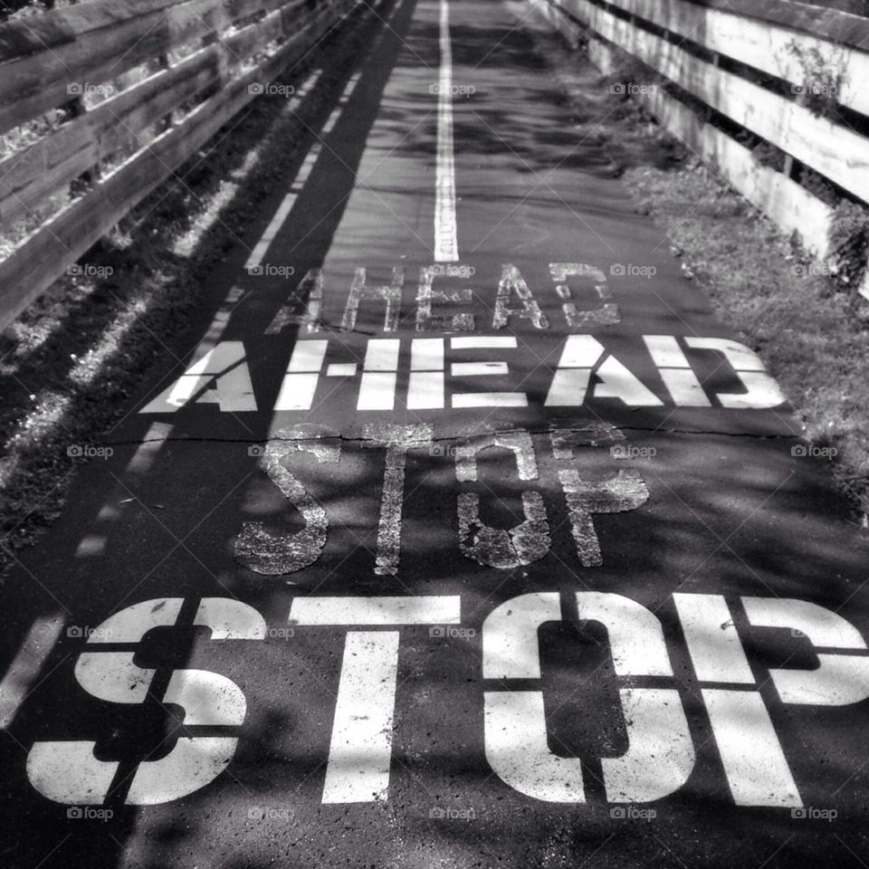 Stop ahead