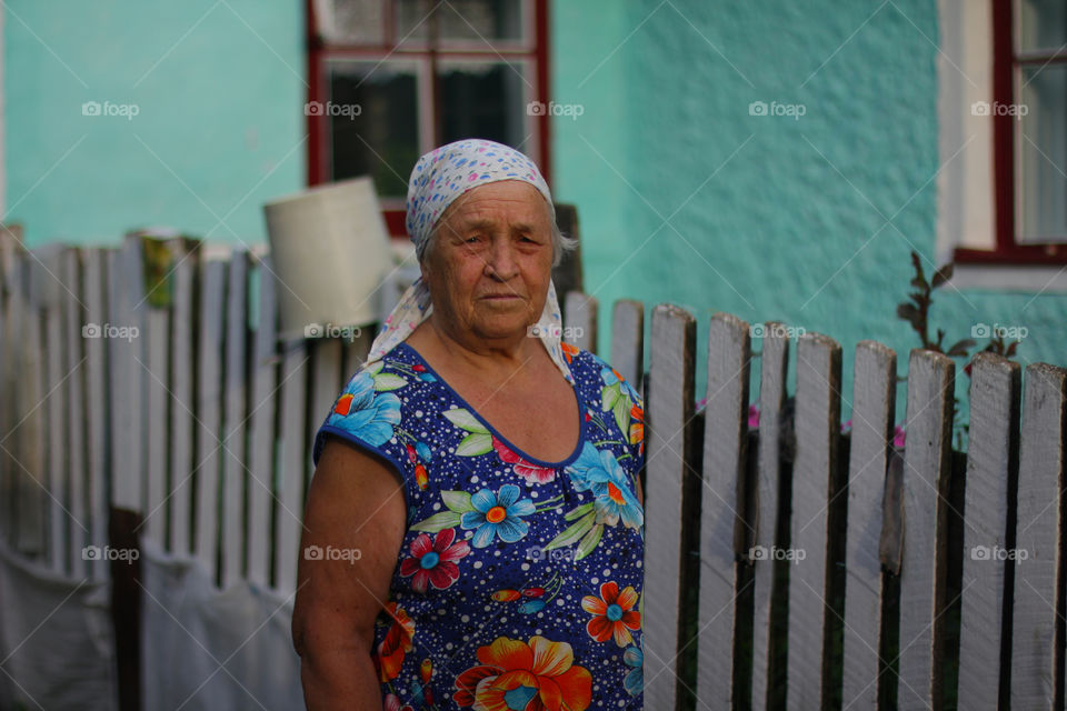 Grandma. Portrait 