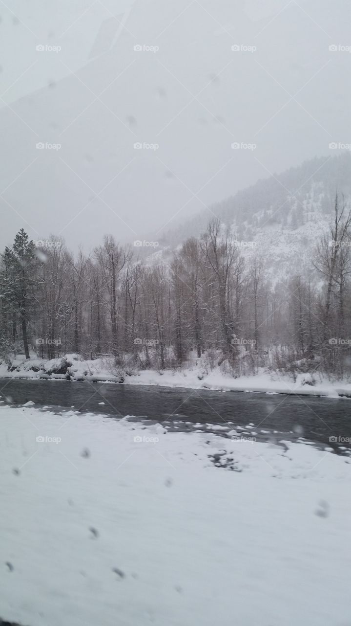 Dolores River in winter