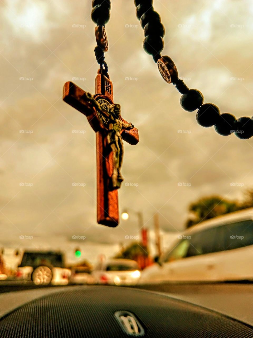 Rosary Beads and Crucifix