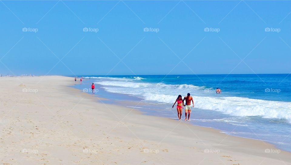 Coopers Beach in Southampton. at the left end of Coopers Beach is solitude and calmness