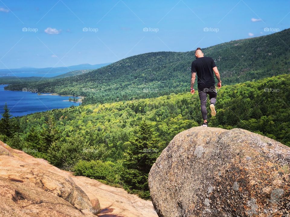 The mountains of Acadia National Park