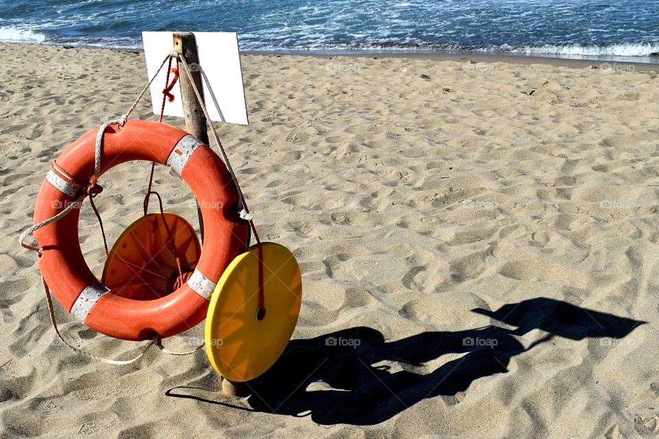 shadow near the sea