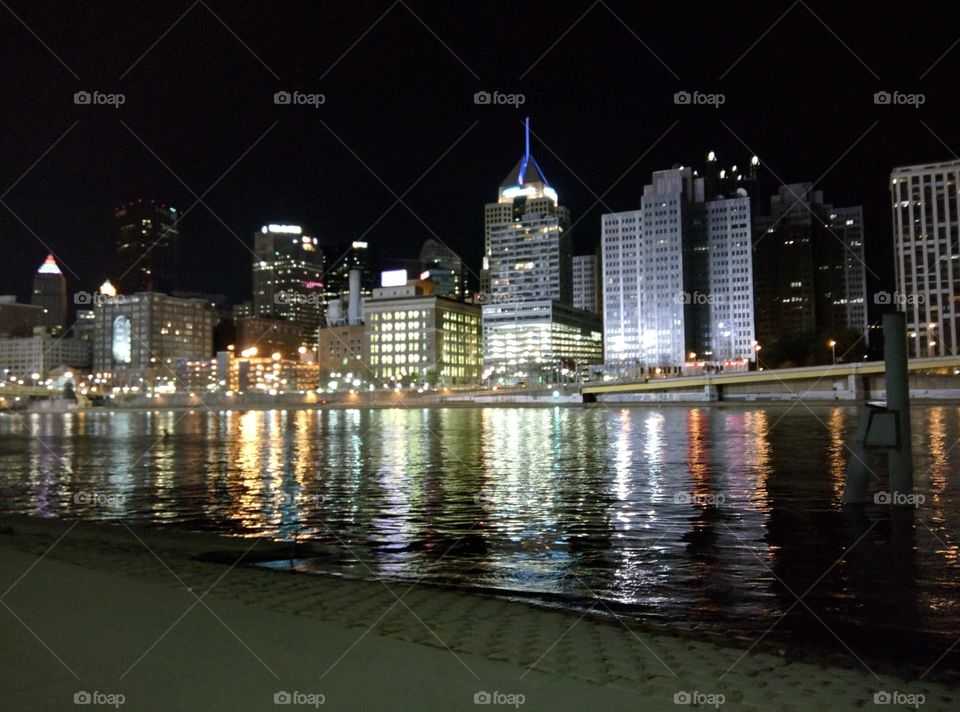 Pittsburgh at night 