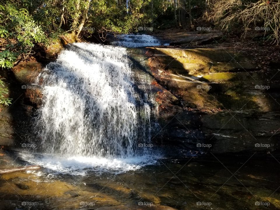 Dusk at Long Creek Falls