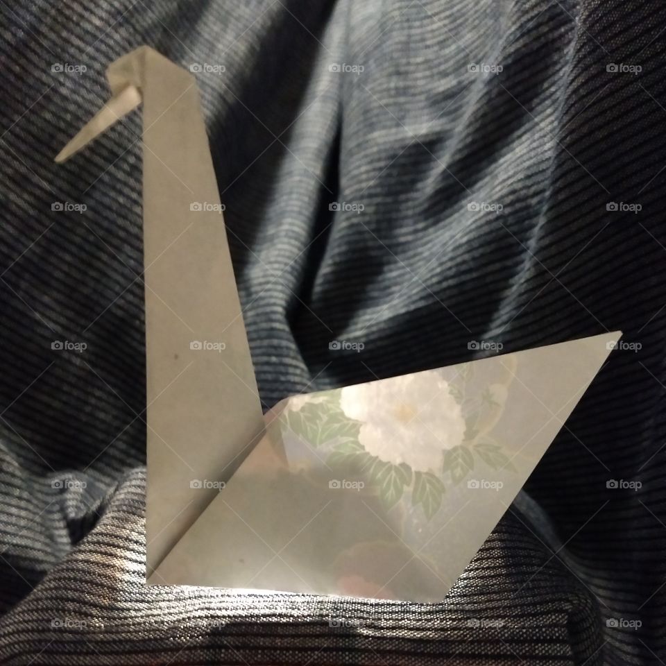 Origami  wedding swan