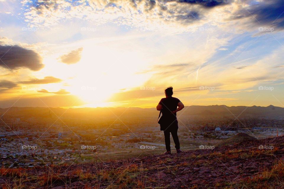 Atardecer montaña