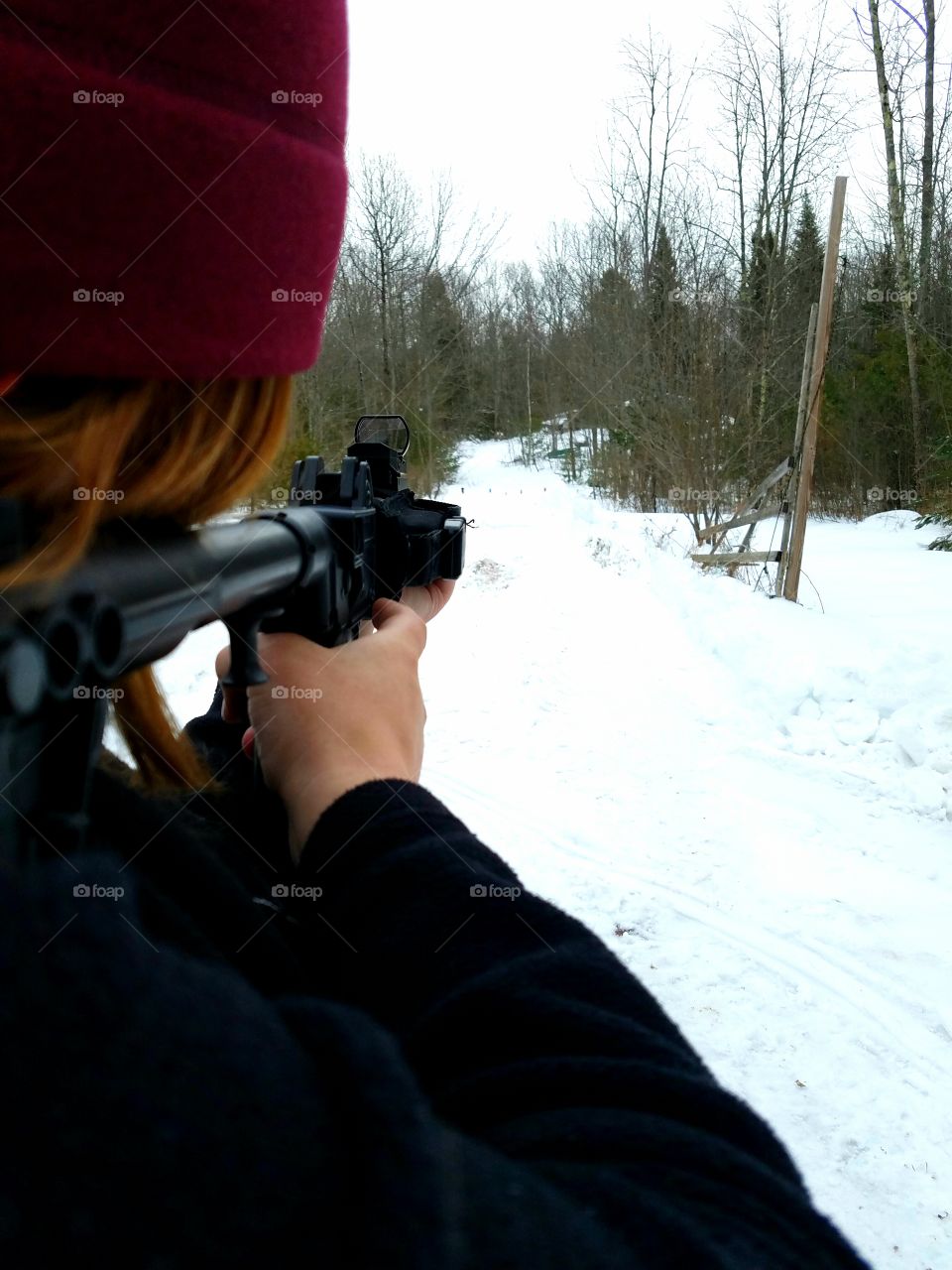 shooting the carbine