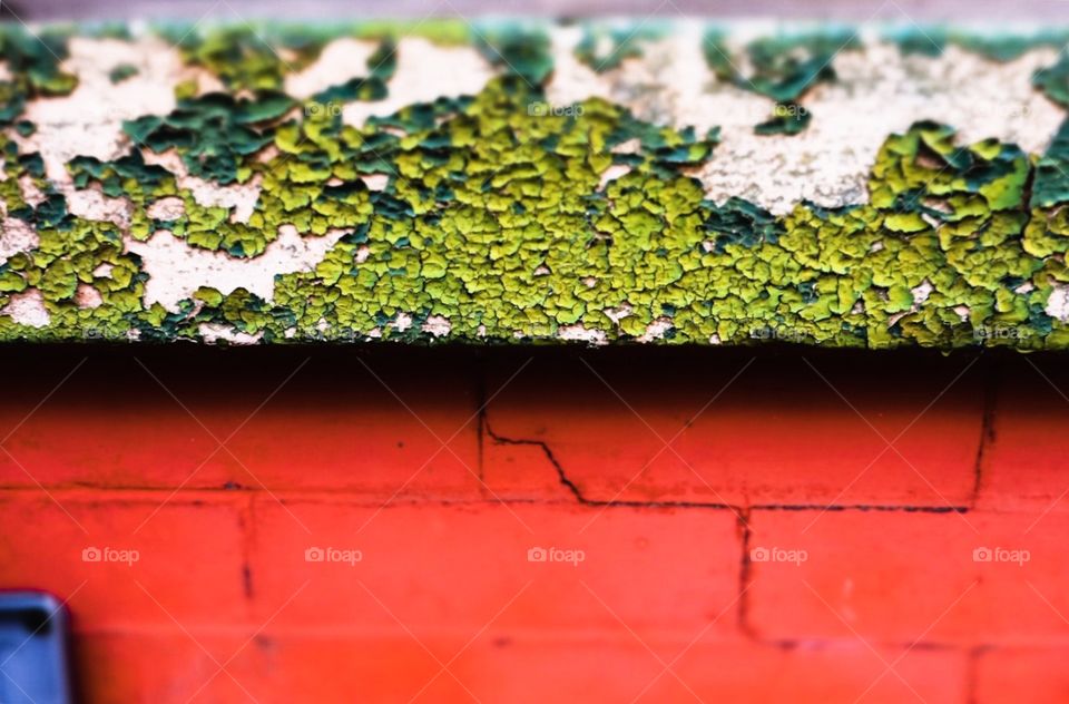 Brightly Peeling Paint On A Home In Philadelphia Pennsylvania, Street Photography, Beautiful Abandoned Buildings 
