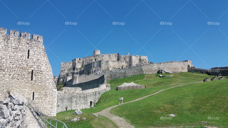 Castle, Architecture, Fortress, Fortification, No Person