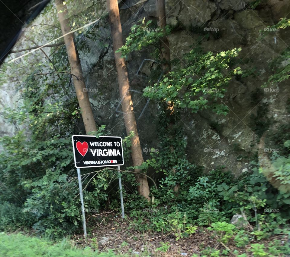 Virginia sign
