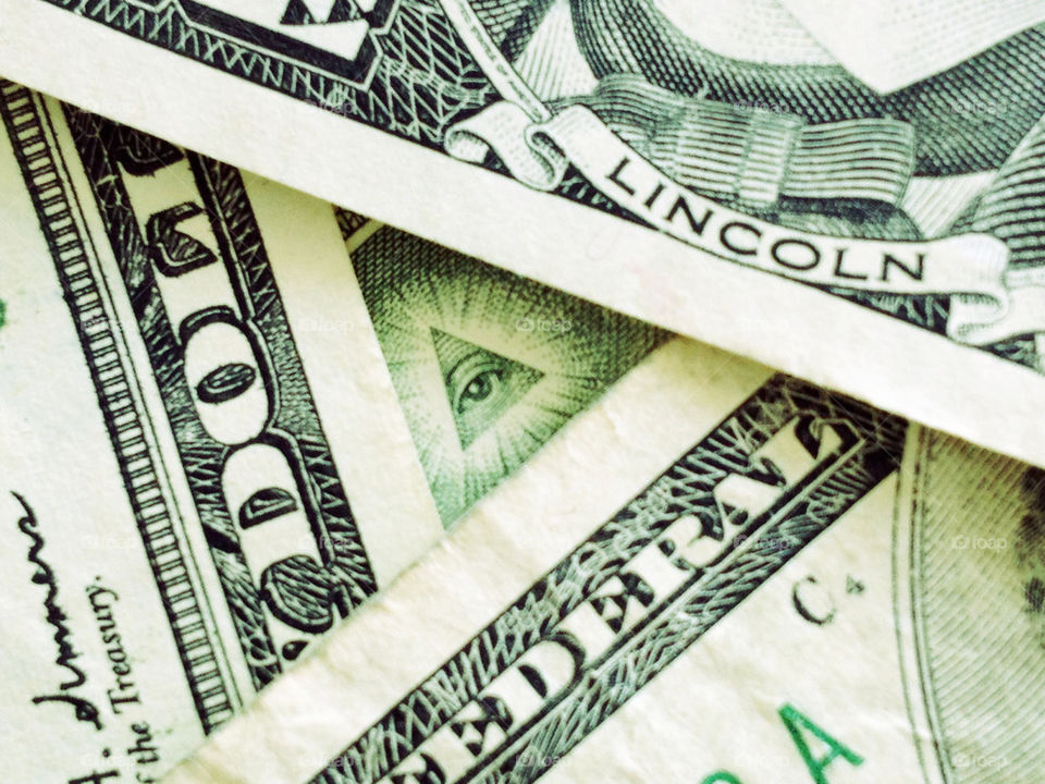 Close-up of currency