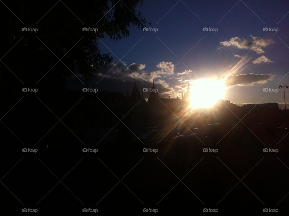 Sunset, Dawn, Sun, Landscape, Evening