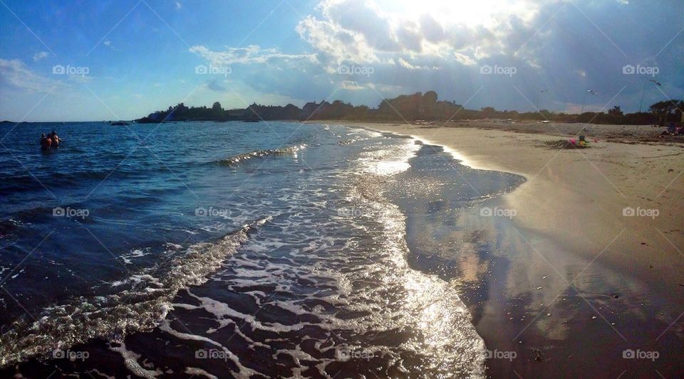 Evening at the beach