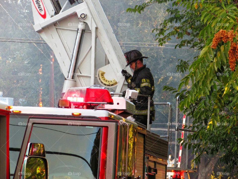 People, Rescue, Accident, Flame, Police