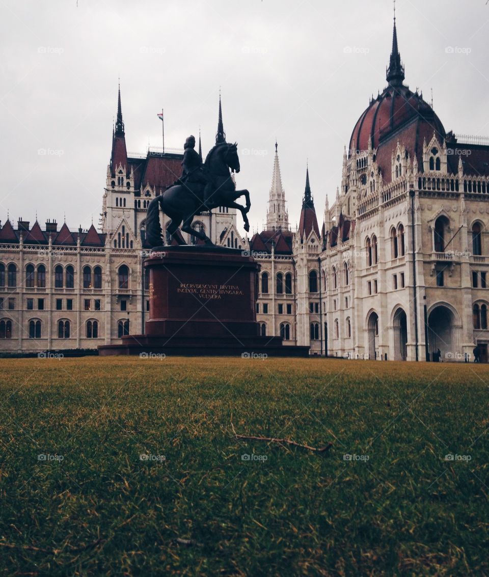 Monument in Budapest 