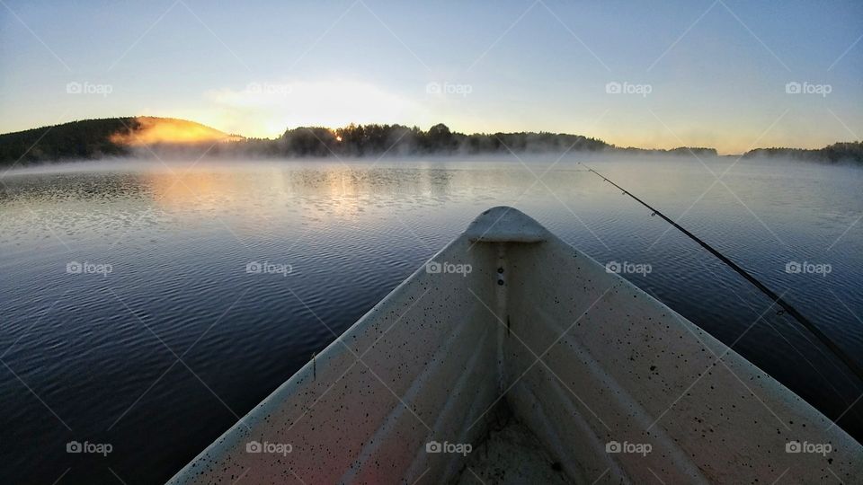 Morning boat.