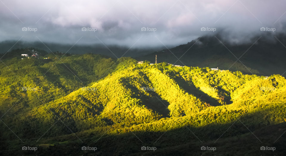 In the highlands of Ukhrul, Manipur, India the summer time is coincide with monsoon, so one can expect rain, mist and fog anytime. Sudden change in weather condition is quite normal and and frequent here