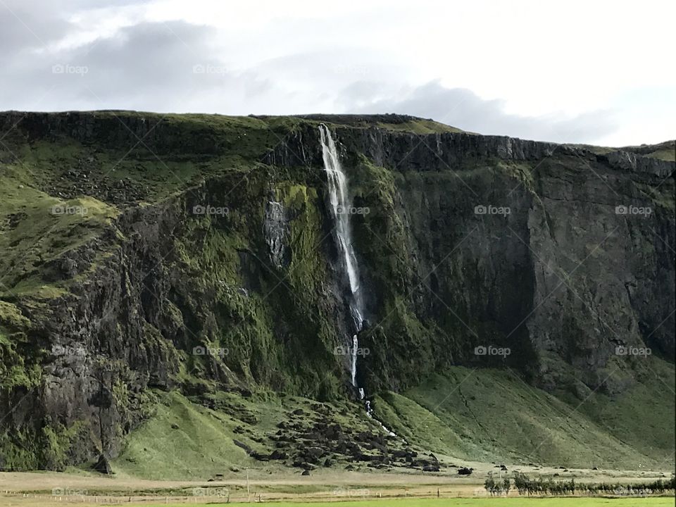Waterfall in Iceland