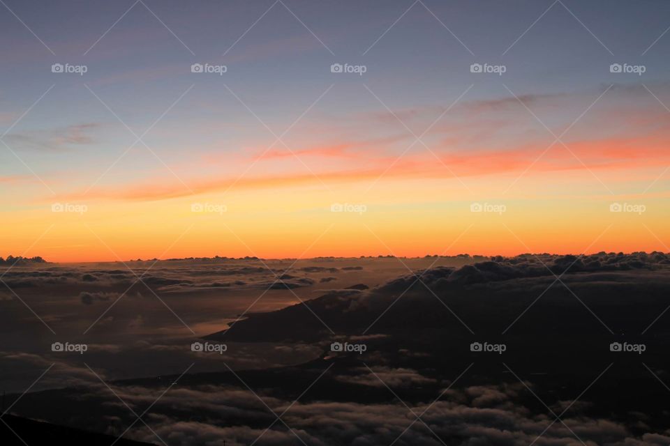 Sunset at Haleakala 