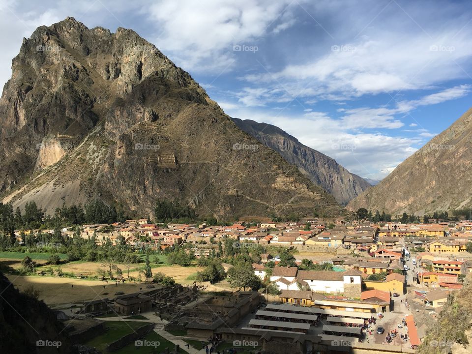 View from Ollantaytambo 