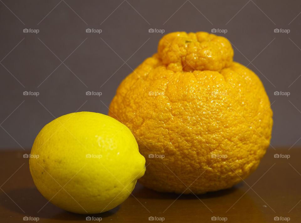Sumo Mandarin and Lemon 