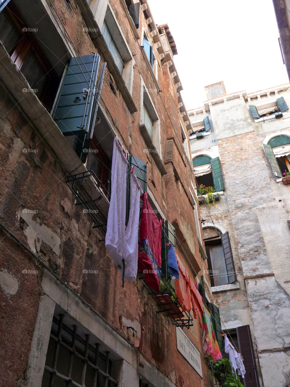 House wall. Looking up in Venice is always worth doing it - you can discover so many interesting details.