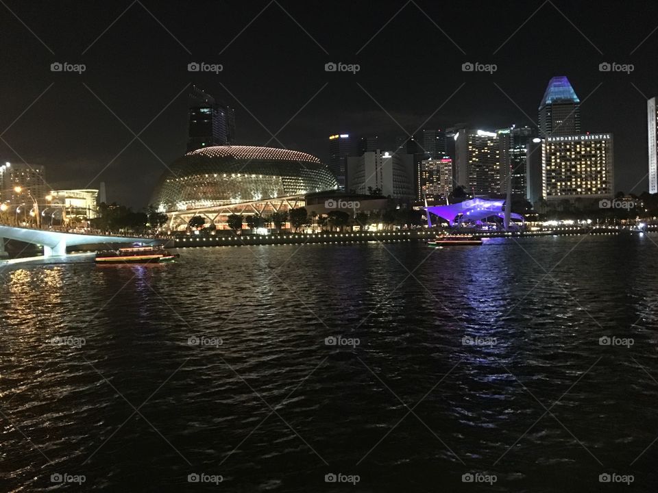Singapore by night