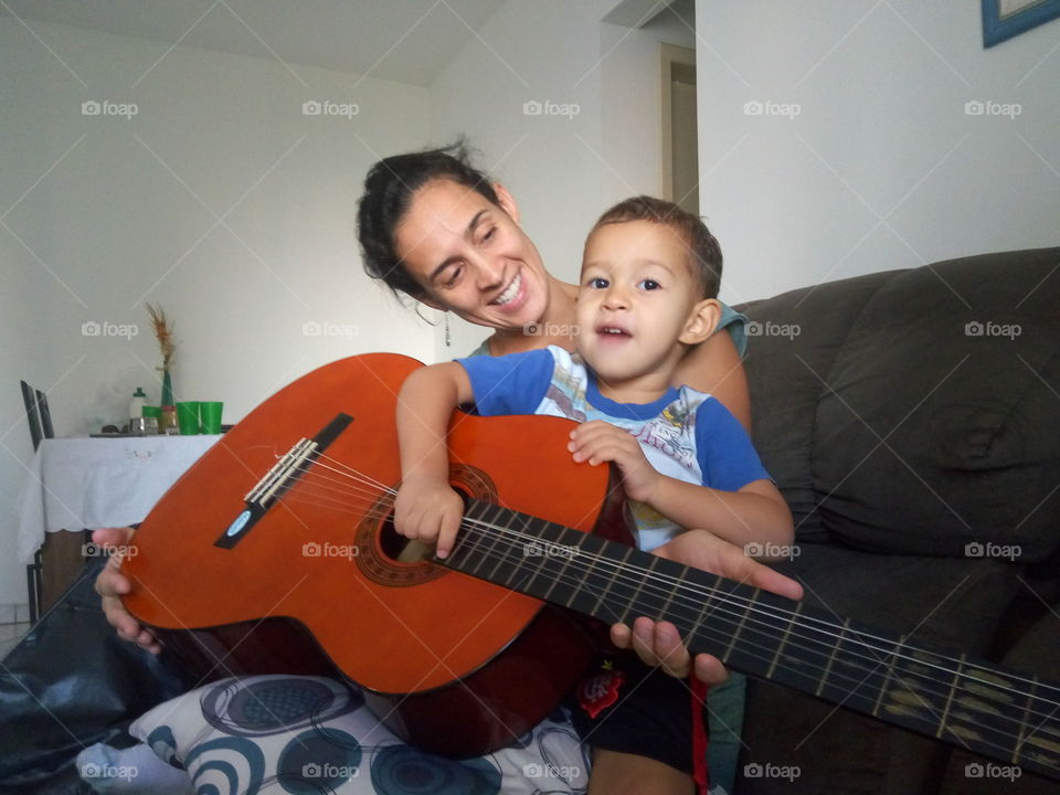 Music, Guitar, Instrument, Child, Musician