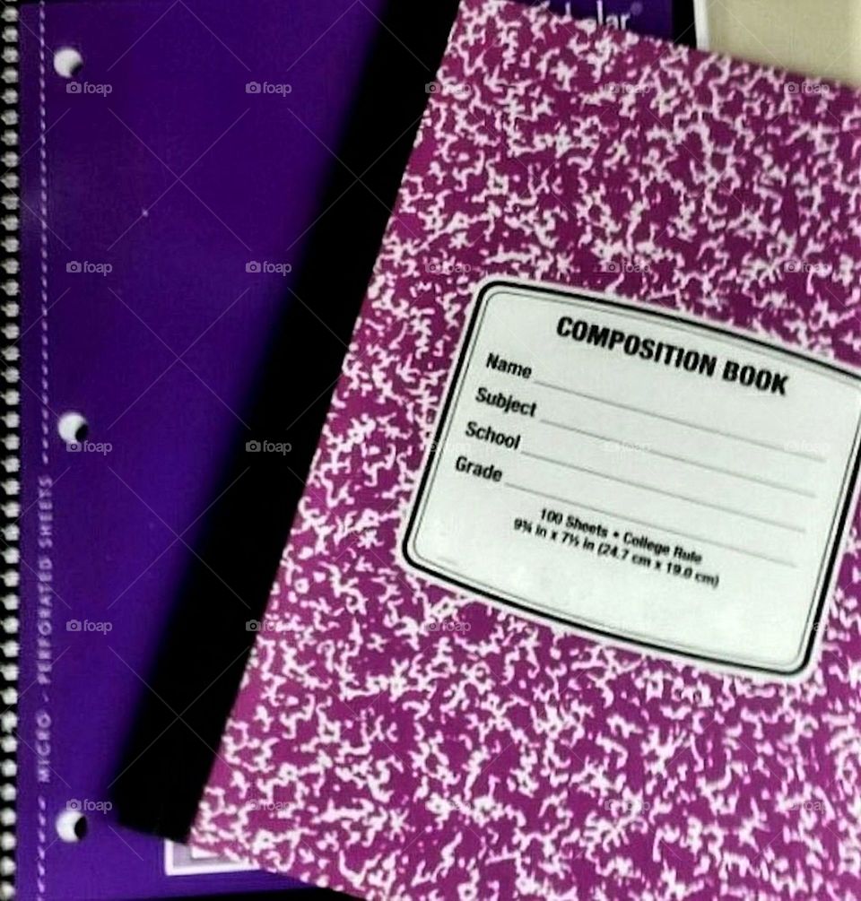 Purple Notebooks